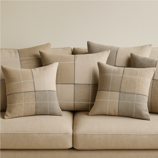 Zigzag Upcycled & Handstiched Cushions
